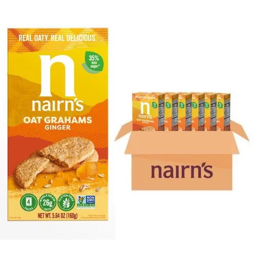 Vista 11 de Nairn's Galletas de desayuno de arándanos y frambuesas sin gluten, 5.64 onzas, aperitivo perfecto para llevar, saludable, sabroso, alto en fibra