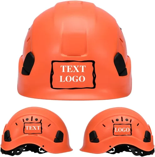 Vista 35 de Casco de seguridad personalizado para construcción Casco de trabajo de seguridad con suspensión de trinquete ajustable de ala completa con carcasa
