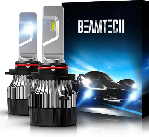 Vista 11 de BEAMTECH Fog Bombilla H1, 6500K, 1.181 in, base de disipador de calor, chips CSP, tamaño pequeño, paquete de 2