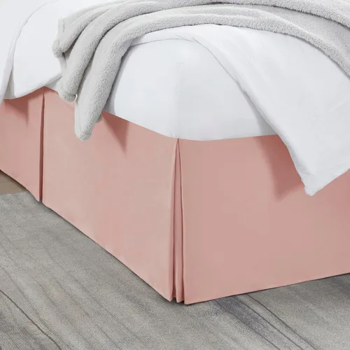 Vista 36 de Nestl Falda de cama individual blanca – Falda de cama de tamaño individual de 14 pulgadas de caída – Faldas de cama de microfibra cepillada – Falda