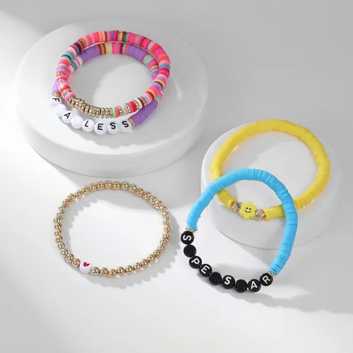 Vista 5 de AIMADE Taylor Album Inspired - Juego de pulseras bohemias en capas, pulseras de amistad, regalos de joyería para mujeres y niñas
