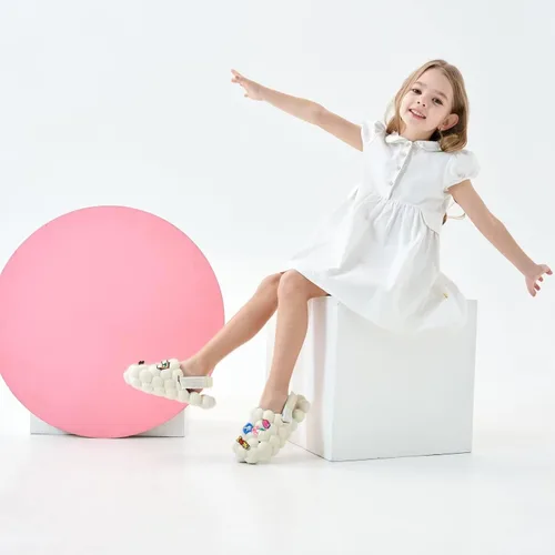 Vista 5 de Tobogán de burbujas para niños, toboganes de pelotas de golf para niños y niñas, toboganes de burbujas para niños, sandalias de nube desmontables 2