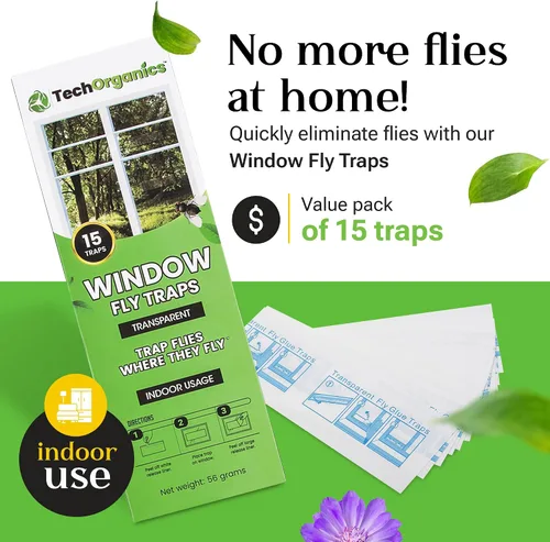 Vista 5 de Trampa para moscas en interiores o exteriores Las trampas para moscas de ventana son transparentes y transparentes También para polillas