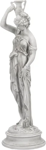 Vista 5 de Design Toscano Dione the Divine Greek Water Woman - Estatua de jardín para interiores y exteriores, tamaño mediano, 22 pulgadas de alto, resina