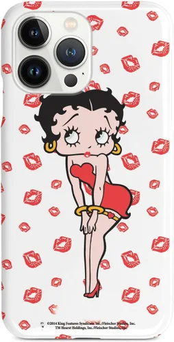 Vista 9 de Inspired Cases - Compatible con iPhone Xs Max - Funda protectora con textura 3D para Apple iPhone Xs Max - Classic Betty Boop