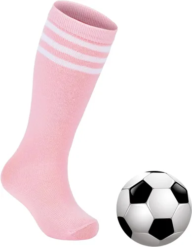 Vista 84 de Zando Calcetines de fútbol para niños, hasta la rodilla, para jóvenes, béisbol, fútbol, sóftbol, niños y niñas, de algodón suave sobre