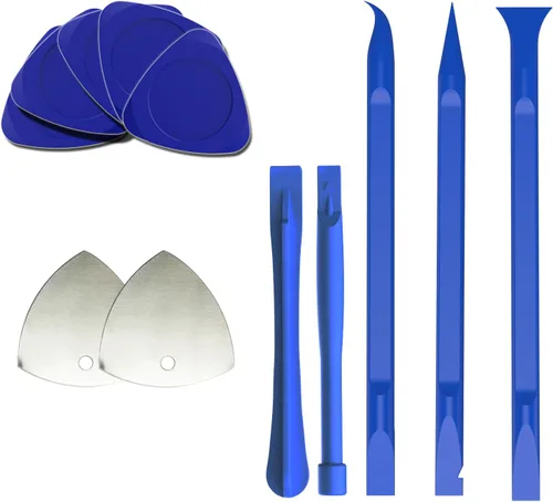 Vista 7 de Kit de herramientas de reparación para iPhone, iPad, MacBook, Nintendo, Switch, PS4, Xbox, portátil, 10 barras de palanca triangulares universales +