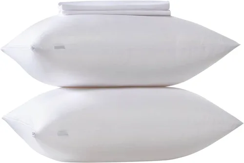 Vista 7 de Paquete de 4 protectores de almohada impermeables a prueba de plumas