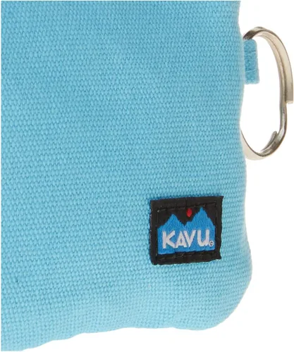 Vista 28 de KAVU Stirling Cartera delgada de lona de algodón con cremallera de doble cara