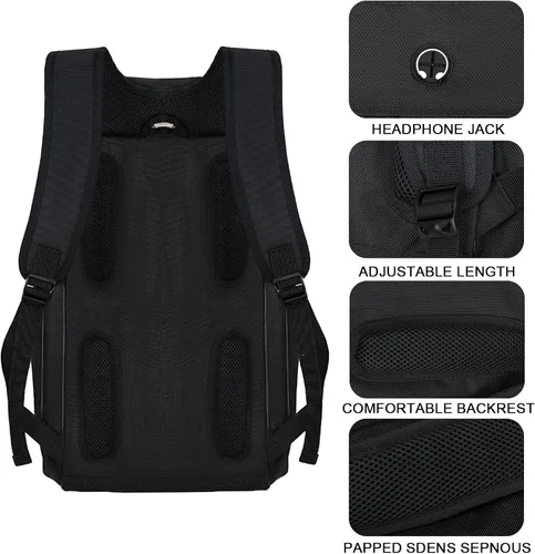 Vista 4 de Goloni Pickleball Bag Padel Racket Backpack Large Capacity for Men Women Separate Waterproof Shoes Compartment Pickleball Accessories -Thermal