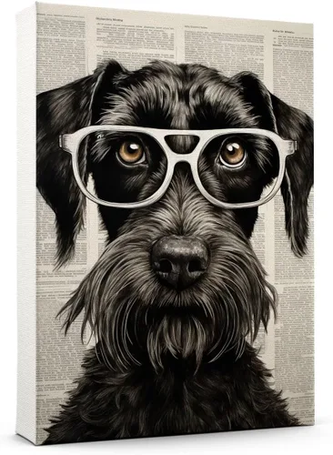 Vista 24 de Thuan Affenpinscher - Póster de lienzo con tus fotos, arte de pared para decoración del hogar, regalo conmemorativo para amantes de las mascotas