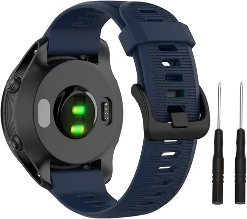 Vista 12 de ISABAKE Correa de reloj para Garmin Forerunner 935/945/955/965/745, pulsera de repuesto de silicona de 0.866 in para Fenix 5 Plus/Fenix 6