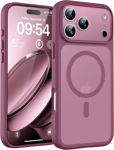 Vista 40 de TOCOL Funda para iPhone 11, compatible con Magsafe, protección completa de cámara, imanes integrados, protección contra caídas, funda translúcida