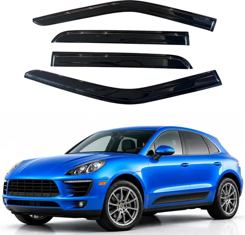 Vista 326 de Visera de ventana IG para Ford Focus Sedán y Hatchback 2012-2018, Protector de ventana lateral para lluvia y viento estilo Mugen, extra duradero
