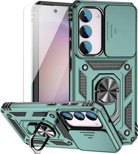Vista 11 de Funda para Samsung Galaxy S23 FE con cubierta deslizante para cámara con protector de pantalla HD [grado militar de 16 pies probada en caídas] Funda