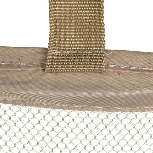 Vista 4 de Household Essentials Cesta de malla desplegable para lavandería, color beige