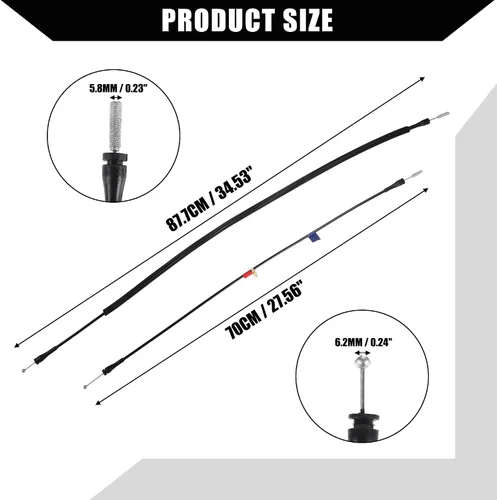 Vista 7 de NO. 6C3Z-28264A01-A Cable de liberación del pestillo de la puerta del automóvil Cabina extendida para Ford F250 F350 F450 F550 Super Duty 99-07