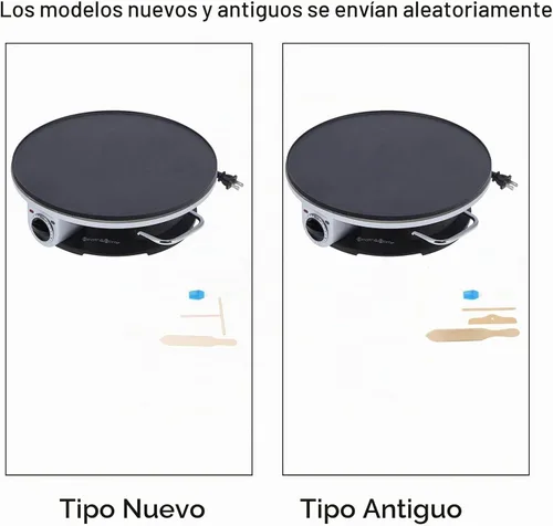 Vista 2 de Máquina de panqueques Fabricante de enchufes Utensilios para hornear Fabricante de panqueques para el hogar Material Crepe Maker Grill Aluminio