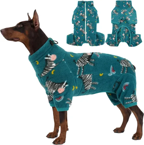Vista 33 de ROZKITCH Abrigo térmico de invierno para perro, pijama de forro polar suave, resistente al viento, chaqueta cálida para clima frío, chaleco