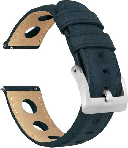 Vista 13 de Barton Racing & Rally Horween - Correas de cuero con barras de resorte de liberación rápida integradas, longitud estándar para muñecas de 5 a 8