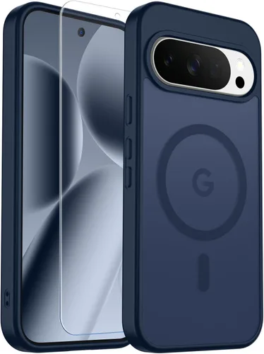 Vista 133 de SUPFINE Funda magnética para Google Pixel 10 Pro XL con protector de pantalla (imanes integrados) (protección contra caídas de grado militar)
