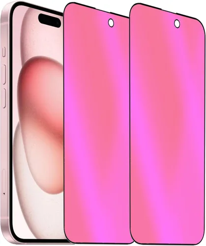 Vista 12 de Paquete de 2 Vidrio Templado Privacidad Anti-Luz Azul Compatible con iPhone X/iPhone XS/iPhone 11 Pro Espejo Protector de Pantalla Anti-Espía