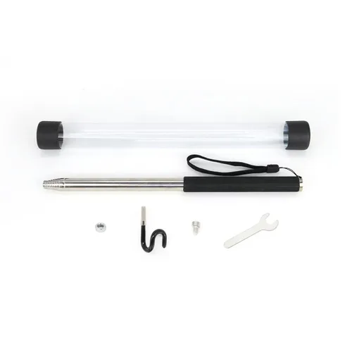Vista 3 de Herramienta de recogida magnética telescópica con gancho, poste de recogida, alambre para pescado, bolsillo extensible, herramienta de recogida