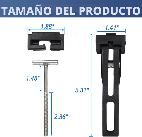 Vista 3 de DICMIC Kit de piezas de repuesto y accesorios para cubierta de camioneta Tonneau para cubierta rígida de cama de camioneta de triple pliegue