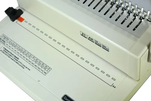 Vista 2 de Máquina de encuadernación modelo C-12M Caja libre de 100 piezas 5/16 "peine de espinas de encuadernación