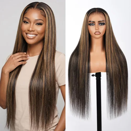 Vista 23 de Peluca de cabello humano rubio estilo Bob de 13 x 4 con encaje frontal, peluca Bob de 10 pulgadas 613 Lace Front Wig Human Hair Pre Plucked With