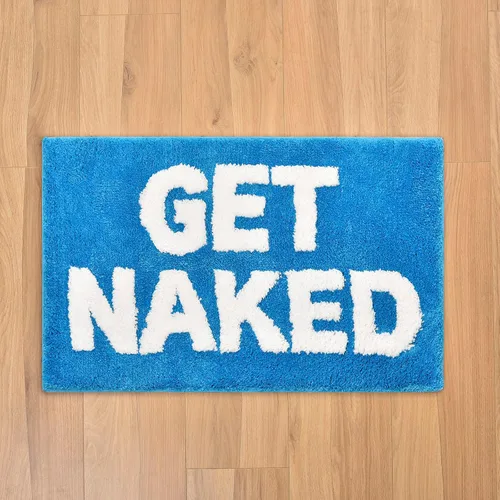 Vista 17 de Get Naked - Alfombra de baño antideslizante, bonita alfombra de baño copetuda, alfombra de baño de microfibra lavable para interiores, para baño