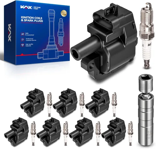 Vista 25 de Bobina de encendido KAX UF434 1 paquete Compatible con Impala, Equinox, G6, Malibu, Silverado 1500, Uplander, Torrent, Lucerne, Express 1500, Sierra