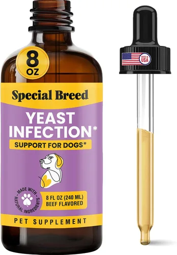 Vista 10 de Alivio natural de la infección por levaduras para perros – Tratamiento de picazón en la piel y los oídos, apoya la alergia y la salud inmunológica