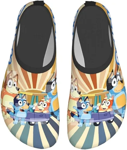 Vista 3 de NZHMZJK Zapatos de agua para niños y niñas, calcetines acuáticos de secado rápido, para natación, playa, yuga, ejercicio, deporte, piscina, camping