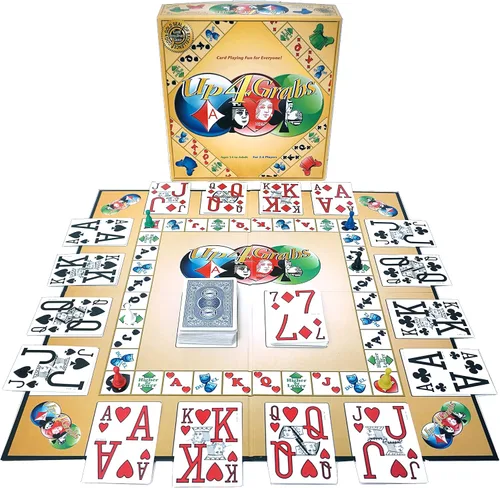 Vista 2 de Up 4 Grabs - El juego de mesa de cartas salvaje, lleno de giros y vueltas, diversión nocturna clásica de juegos familiares y adultos
