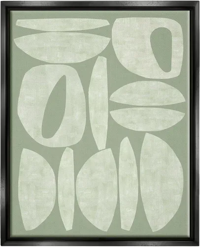 Vista 9 de Stupell Industries Arte Giclée enmarcado con formas contemporáneas verdes de Flora Kouta Stupell Industries · By Flora Kouta · Ready to hang ·