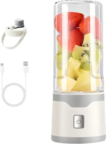 Vista 10 de 18 Professional Drink Processor 500ml Mobile Cup with 120 Moment Fast Energy Extended Battery Life Tiny Smoothie Maker Black