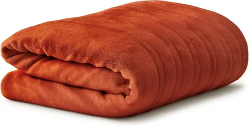 Vista 4 de Eddie Bauer - Manta térmica tamaño Queen, manta eléctrica de microfelpa cepillada suave, ropa de cama cálida y acogedora