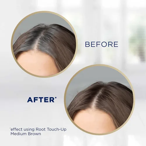 Vista 5 de Clairol Spray temporal de retoque de raíz, color de cabello castaño claro, 1.85 onzas (paquete de 2)