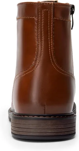 Vista 3 de Bruno Marc Botas de motocicleta para hombre, botas de vestir Oxford