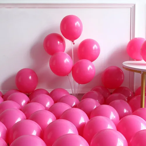 Vista 7 de Decoraciones de cumpleaños con estampado de guepardo rosa, 133 piezas de globos dorados con estampado de leopardo rosa intenso, kit de arco