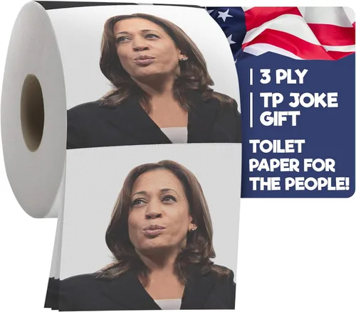 Vista 9 de Alexandria Ocasio-Cortez - Rollo de papel higiénico político divertido de Gagster – Broma de TP Regalo Demócrata y Republicano, regalos de broma