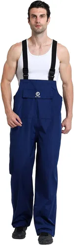 Vista 5 de Rizzon Traje de lluvia de pesca para hombre, impermeable, para vela, pantalones con capucha