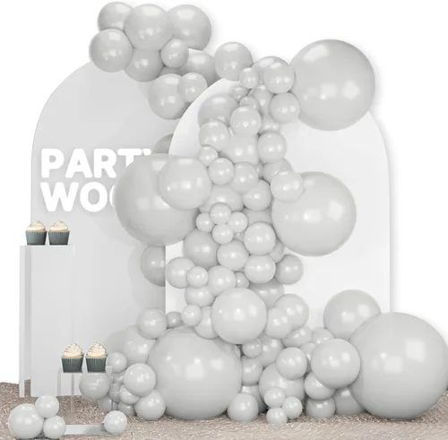 Vista 45 de PartyWoo - Globos de color nude, 140 unidades, color albaricoque, estilo bohemio, otoño, diferentes tamaños Albaricoque-f05
