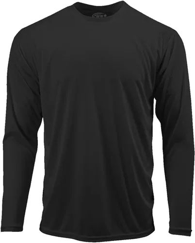 Vista 16 de DRI-Equip - Camisas de manga larga para deporte, disipa la humedad. Blanco
