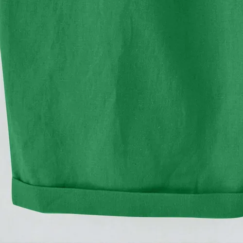 Vista 46 de Pantalones cortos sólidos con control de barriga, casuales, con cordón, cómodos, para mujer, pantalones cortos ligeros de verano para correr 2023