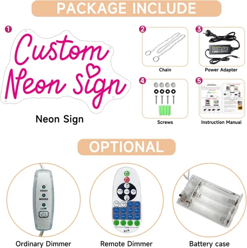 Vista 7 de Letrero de neón personalizado para decoración de pared, letrero de neón personalizable con nombre de neón LED, decoración de dormitorio, letrero
