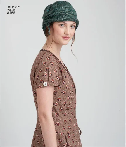 Vista 5 de Simplicity 8186 Dottie Angel - Patrón de costura para mujer, tallas D5 (4-12)