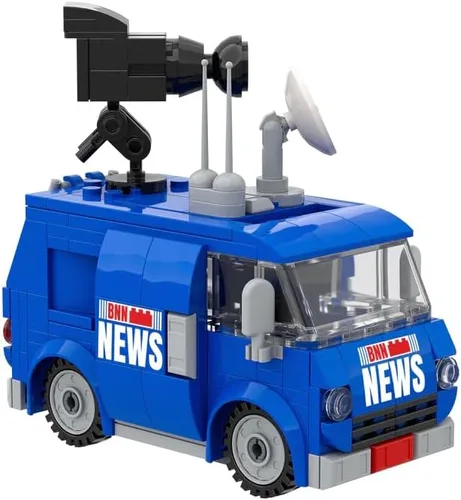 Vista 5 de Brick Loot Exclusiva tienda de suministros para la escuela de arte de Mini City – Kit de construcción de modelos diseñado a medida – Juguete