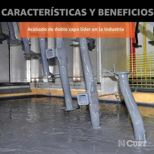 Vista 5 de CURT 13397 Enganche de remolque Clase 3, receptor de 2 pulgadas, Compatible con algunos modelos de Honda CR-V
